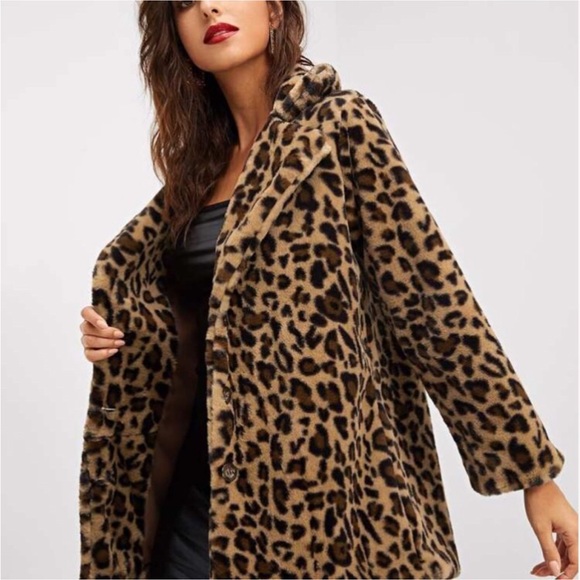 NWT! Gorgeous Cavilini Leopard Fur Swing Coat 2X - Picture 2 of 11